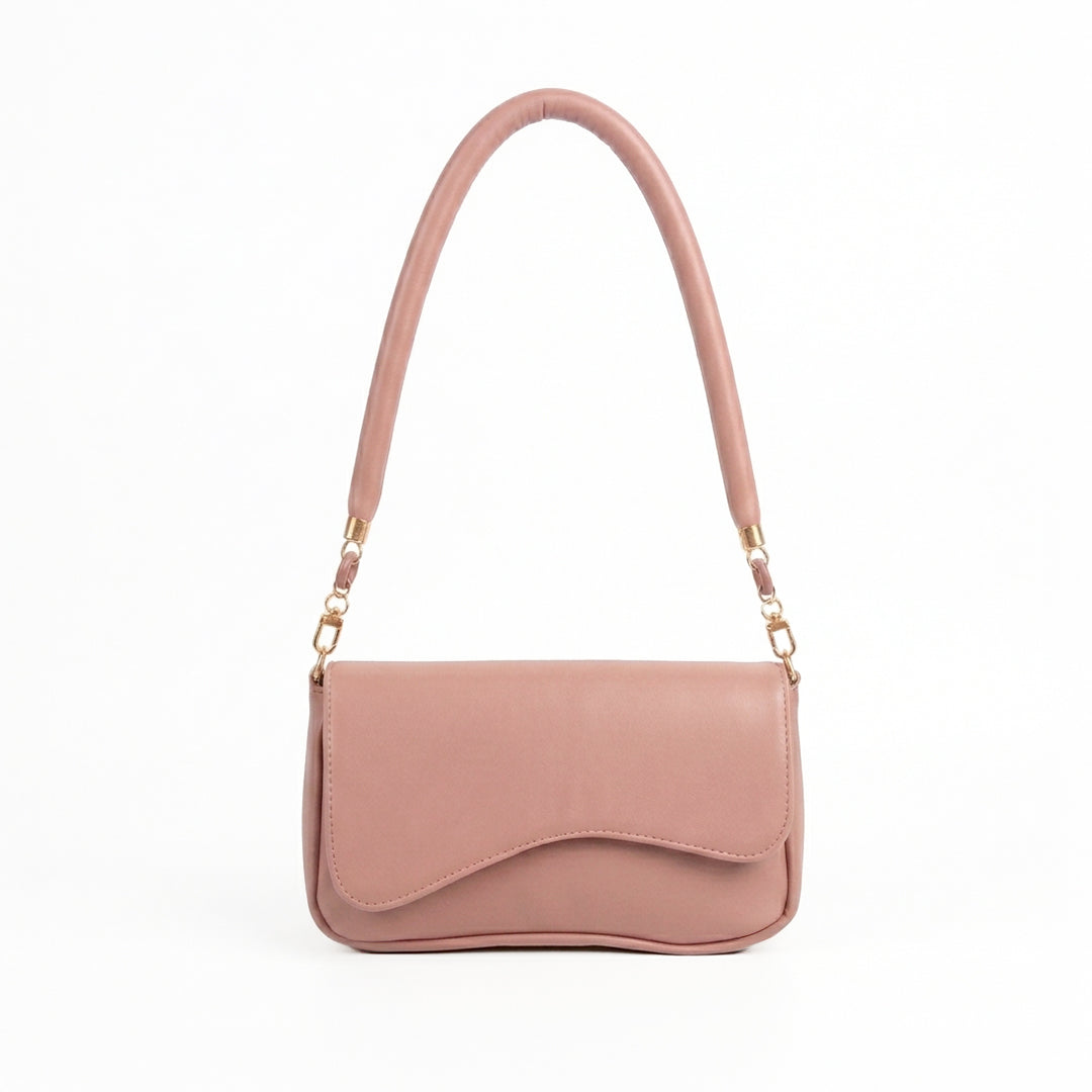Ripple Shoulder Bag - Soft Pink