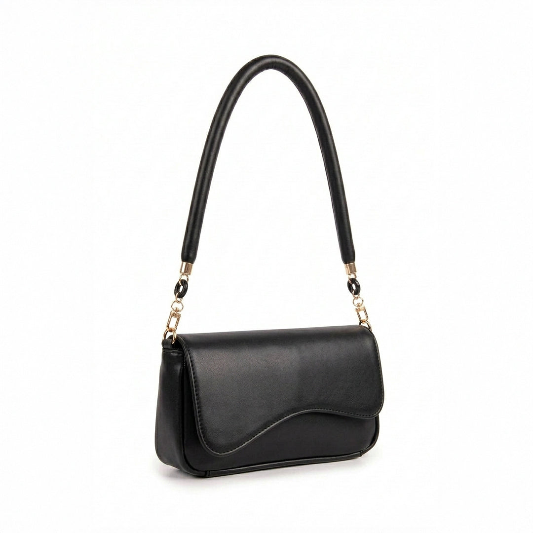 Ripple Shoulder Bag - Black