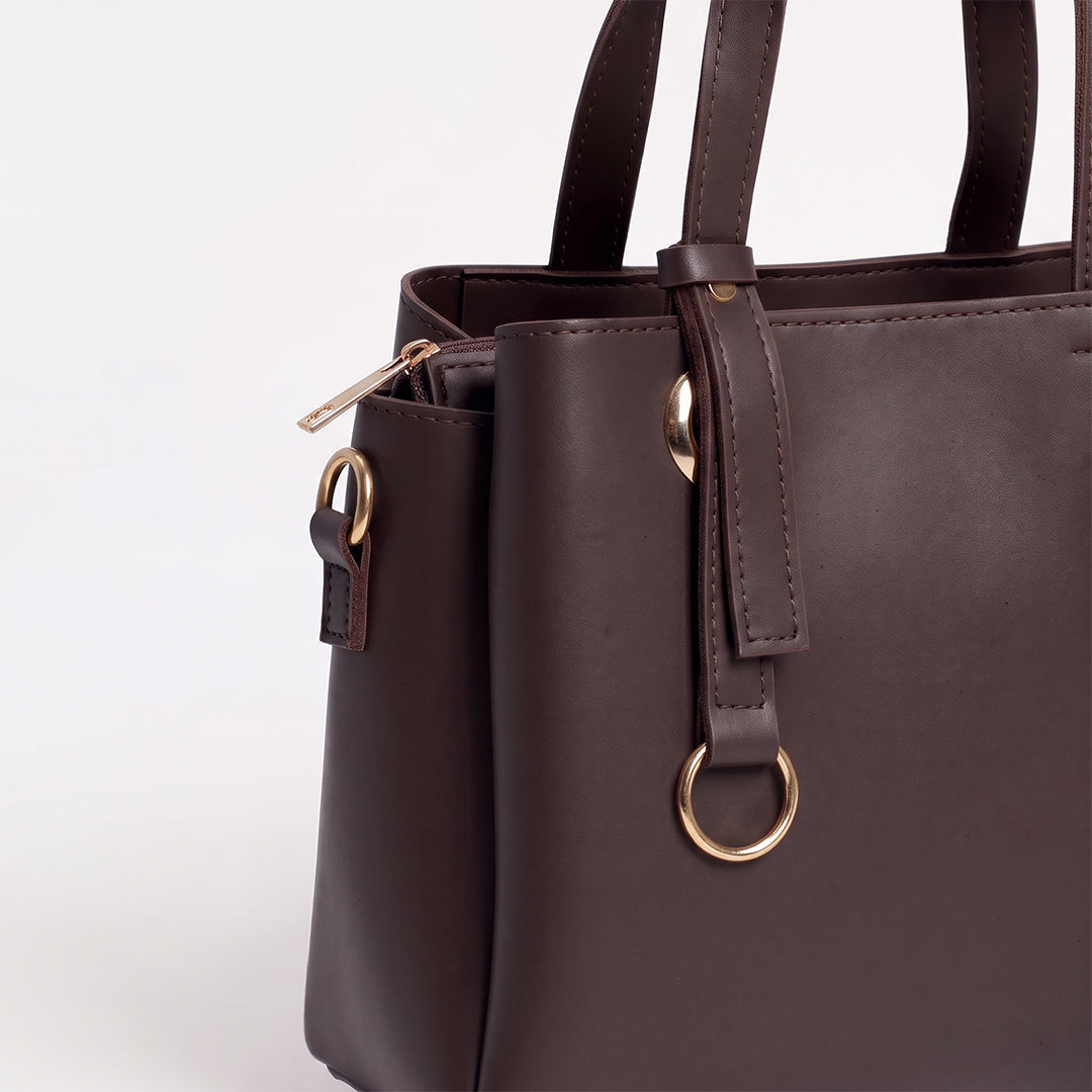 Minnie Shoulder Bag - Dark Brown