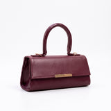 Vesper Handbag - Maroon
