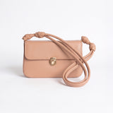 Velora Knot Shoulder Bag - Beige