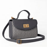 Glam Fold Handbag - Gray