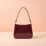 YSL Shiny crush handbag - Maroon