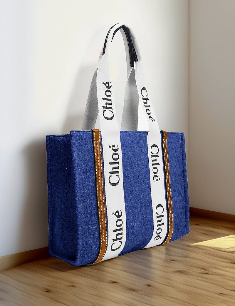 Chloe Canvas Tote 51 - Blue