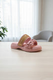 Braided Glam Slides - R 01 - Pink