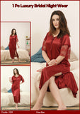 1 Pcs Silk Gown - 124