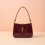 YSL Shiny crush handbag - Maroon