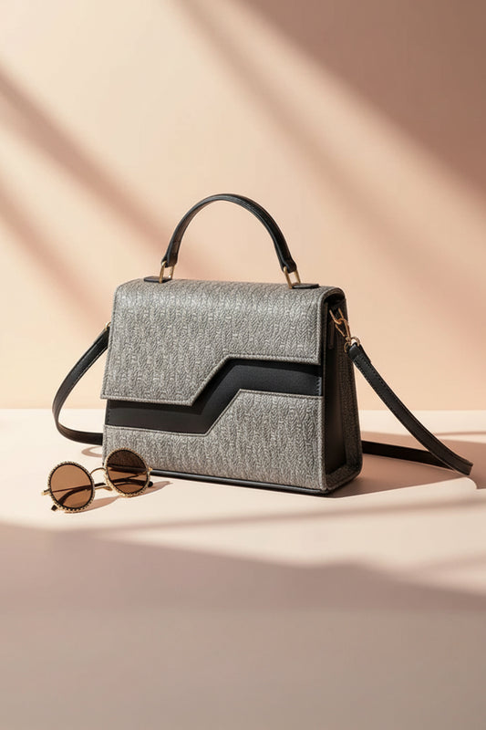 Echelon Line Handbag - Black