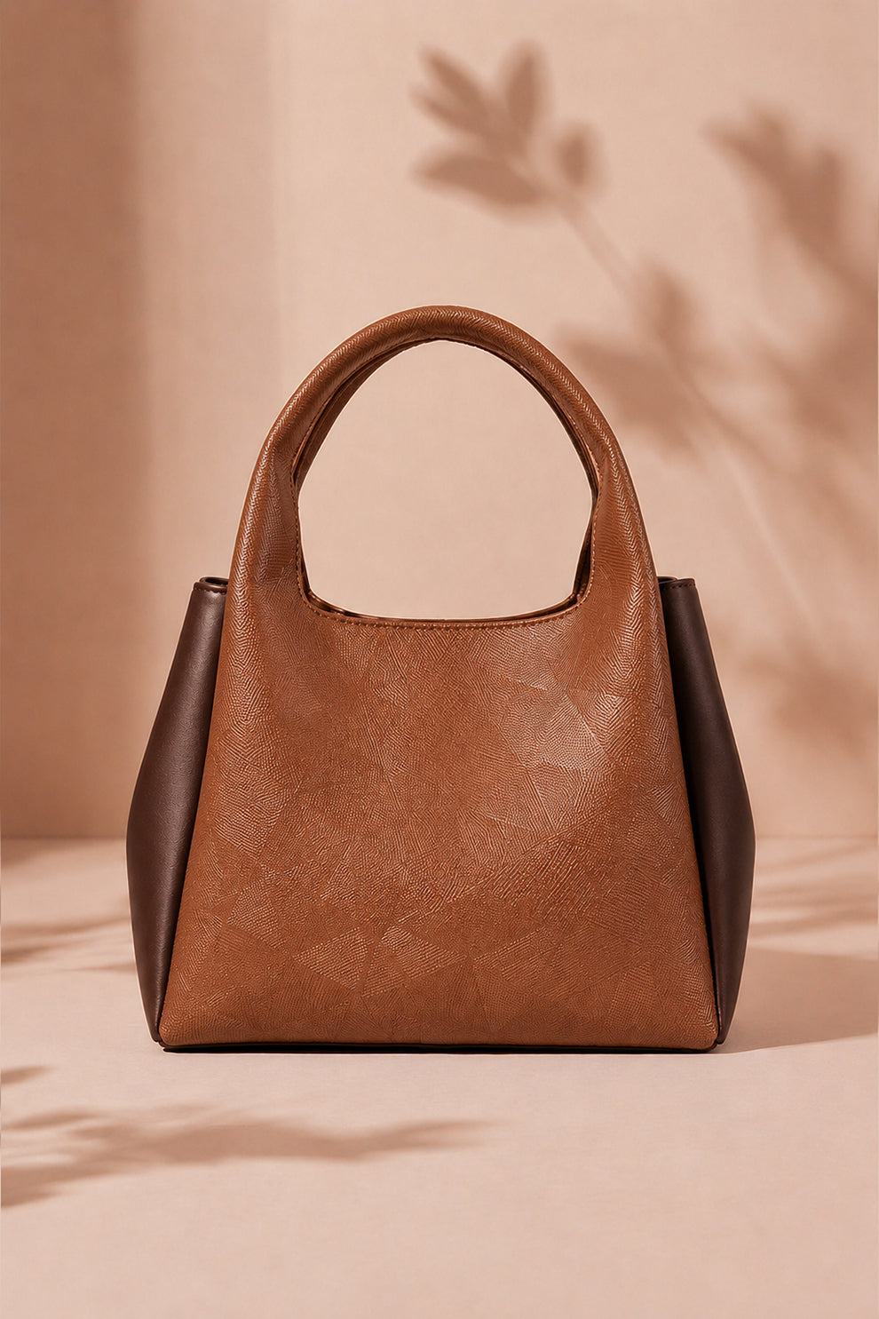 Bloom shoulder Bag - Brown