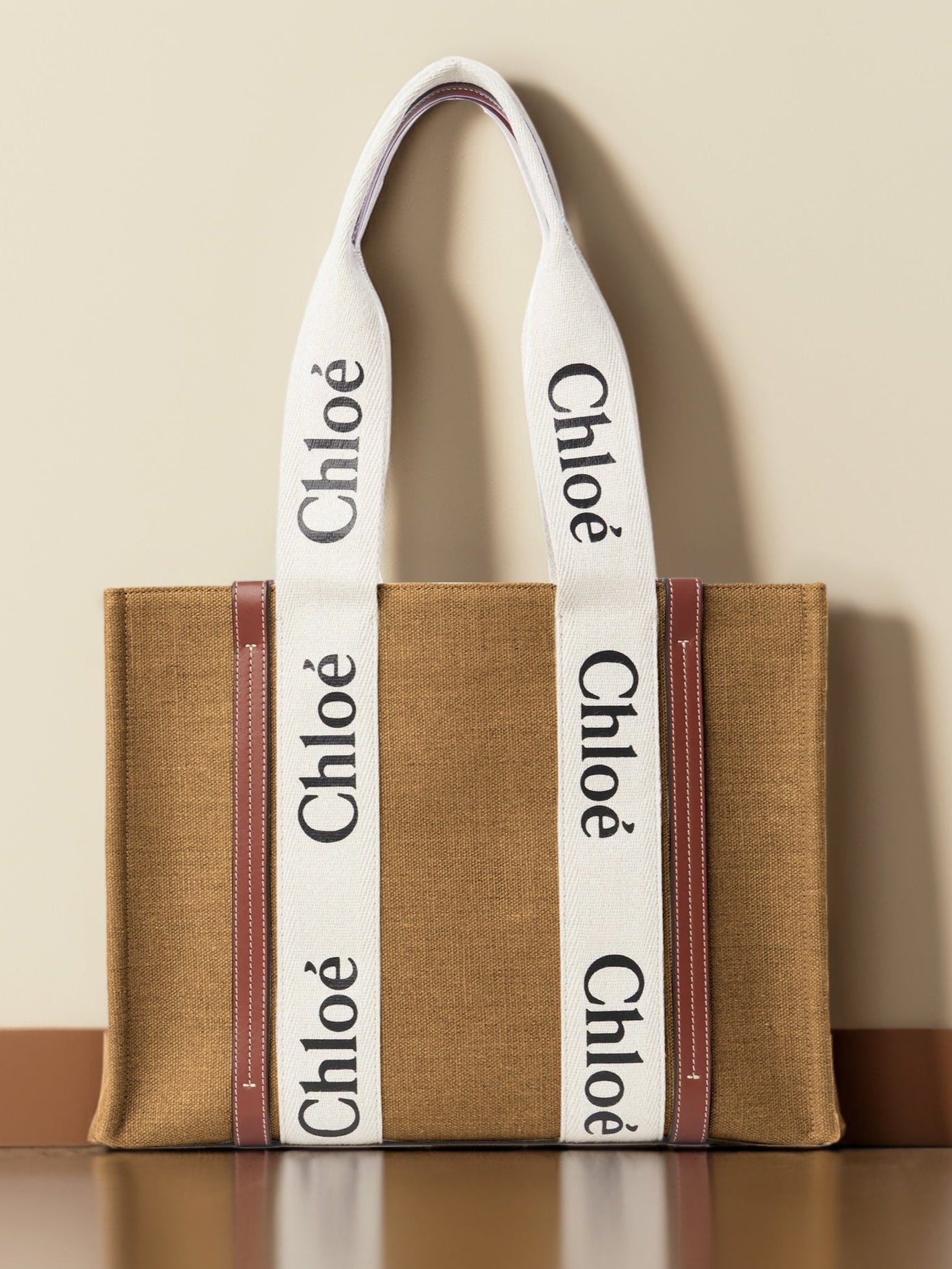 Chloe Canvas Tote 51 - Light Brown