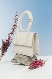 Jacqumues Handbag - White