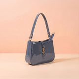 YSL Shiny crush handbag - Gray