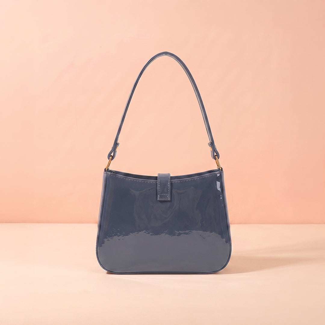 YSL Shiny crush handbag - Gray