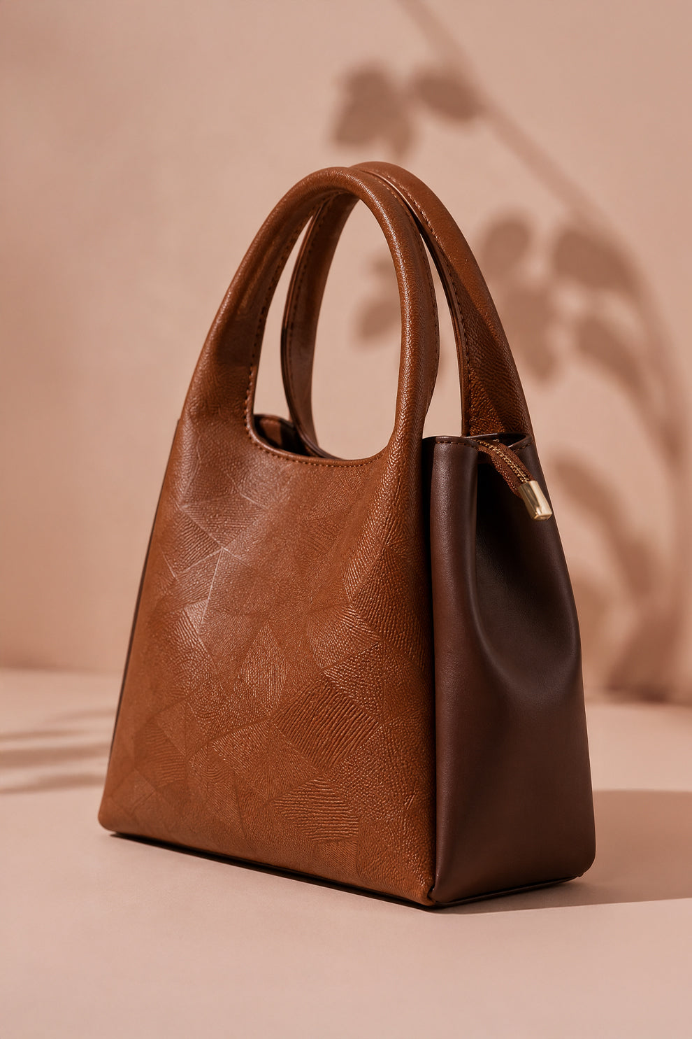 Bloom shoulder Bag - Brown