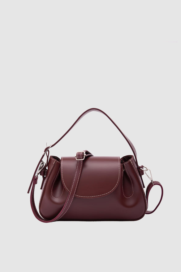 Amara Plum Shoulder Bag - Purple