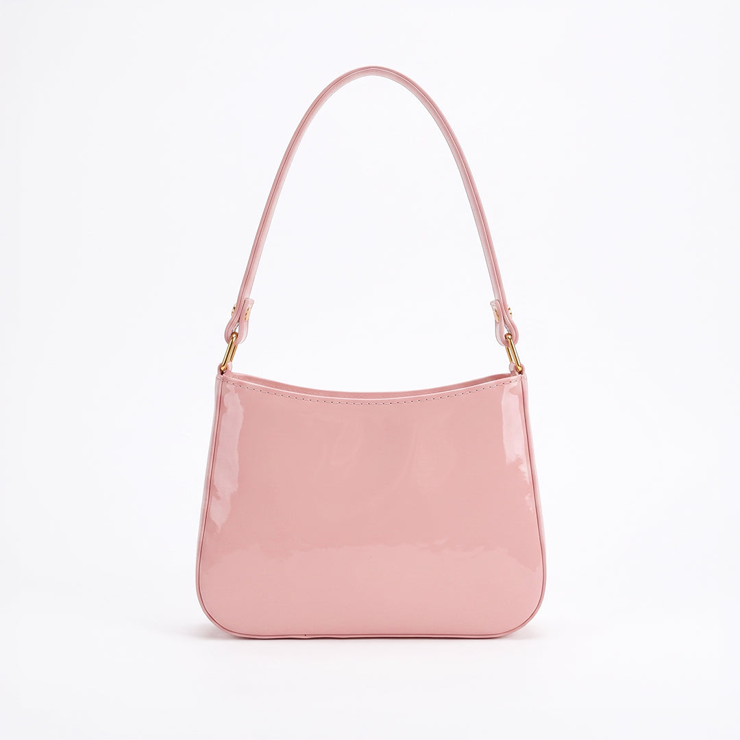 Shiny handbag - Peach