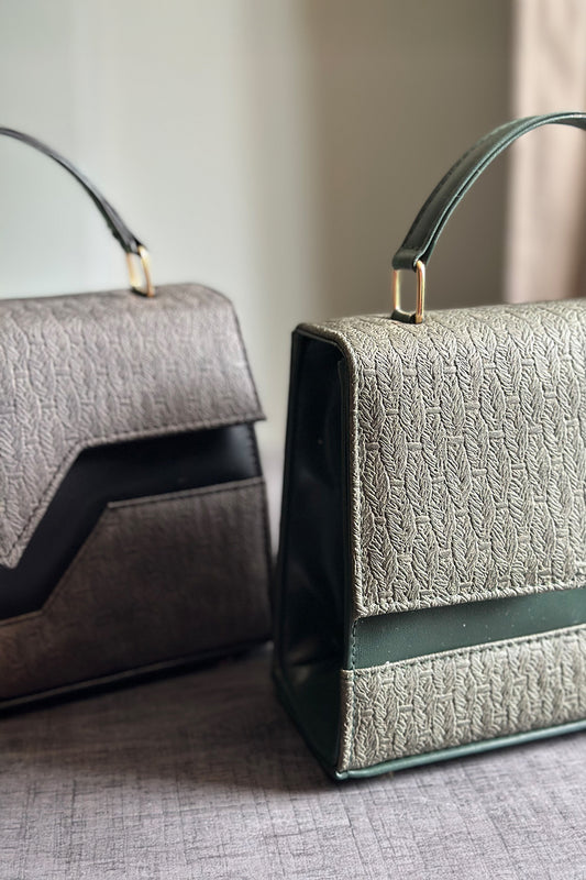 Echelon Line Handbag - Green