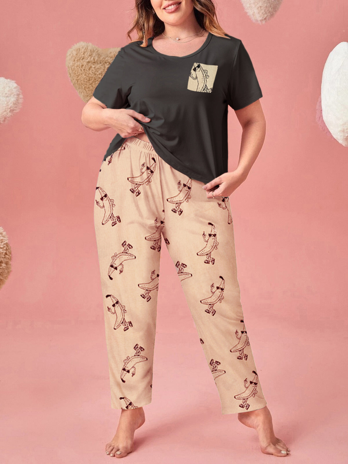 Printed Cotton PJ Set - N-4