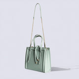 Classic Hazel Shoulder Bag - Cyan