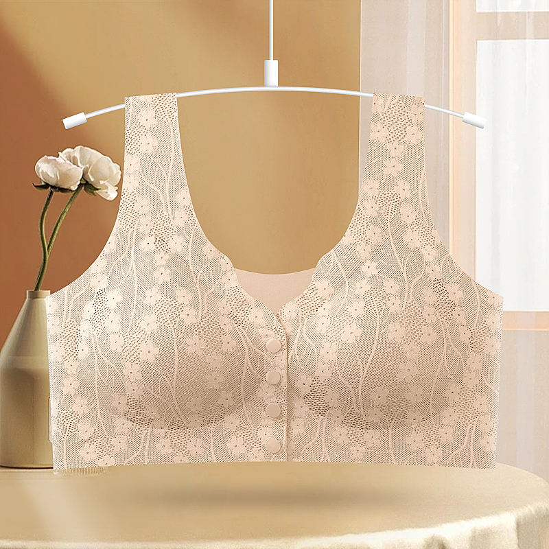 EasyLatch Front Button Lace Bra