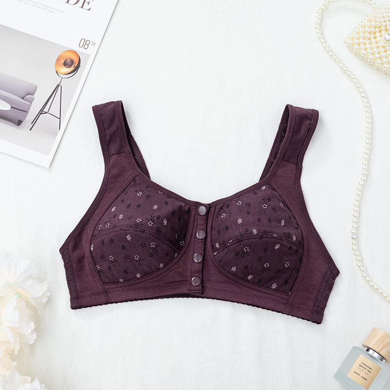 Patterned Button Bliss Bra