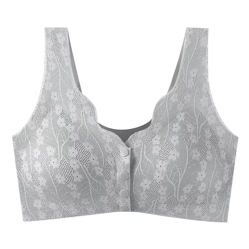 EasyLatch Front Button Lace Bra