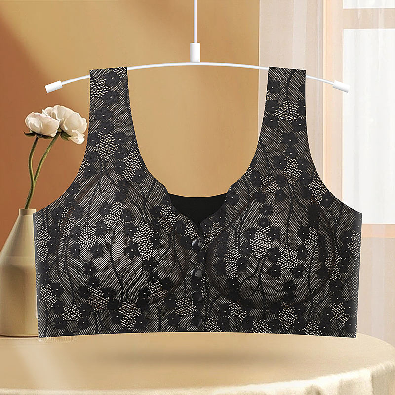 EasyLatch Front Button Lace Bra
