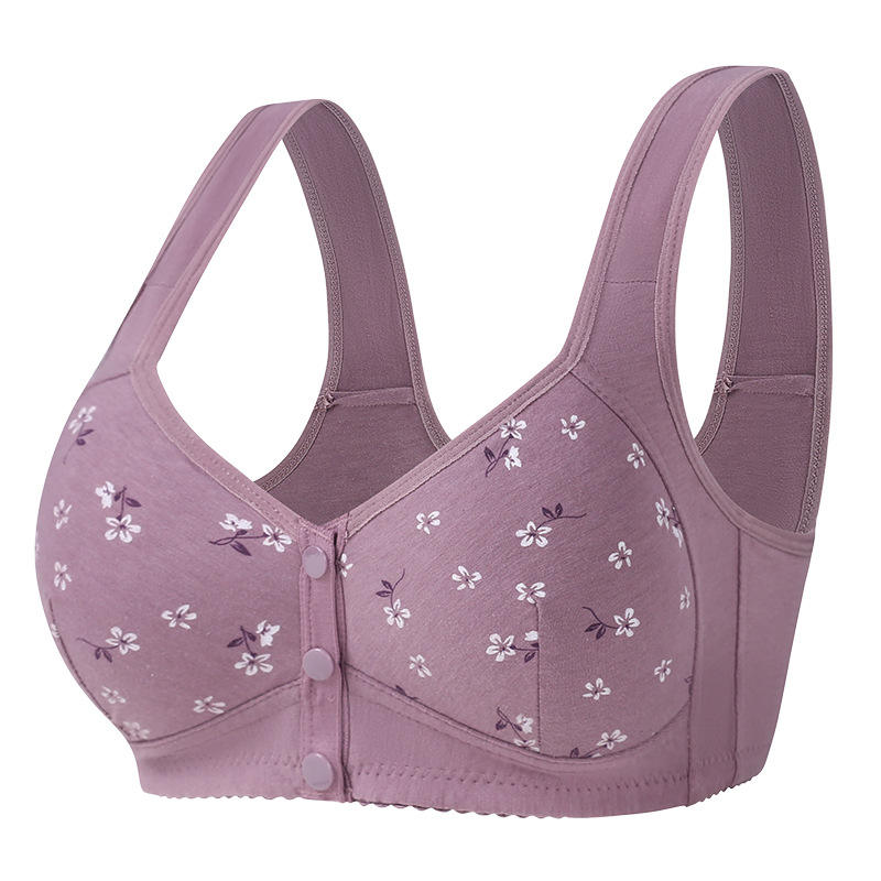 Patterned Button Bliss Bra