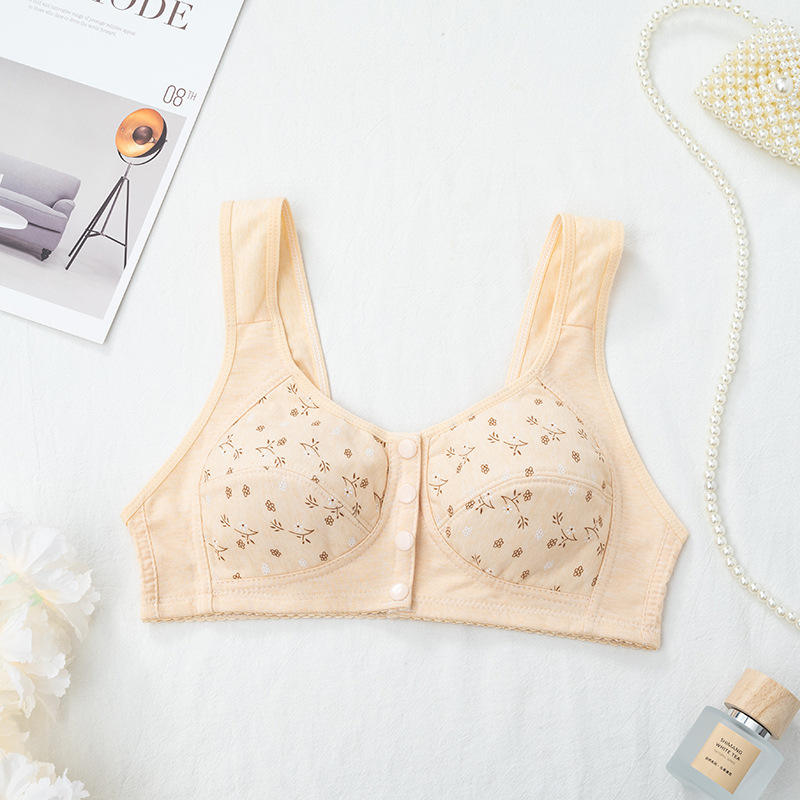 Patterned Button Bliss Bra