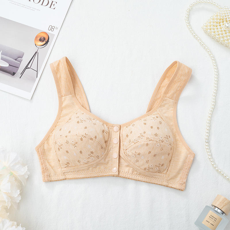 Patterned Button Bliss Bra