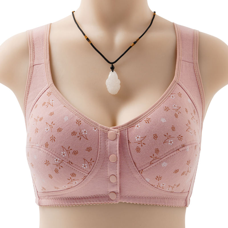 Patterned Button Bliss Bra