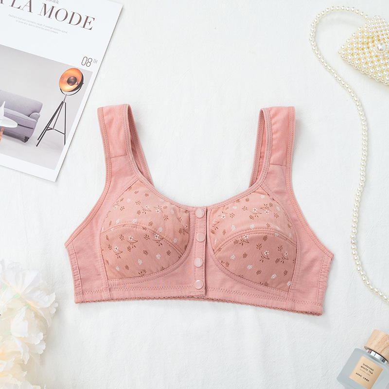 Patterned Button Bliss Bra