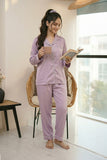 Silk PJ Set - Lilac