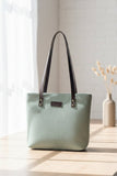 Classic Jute Tote - Sage Green
