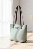 Classic Jute Tote - Sage Green