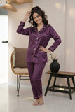 Silk PJ Set - Purple