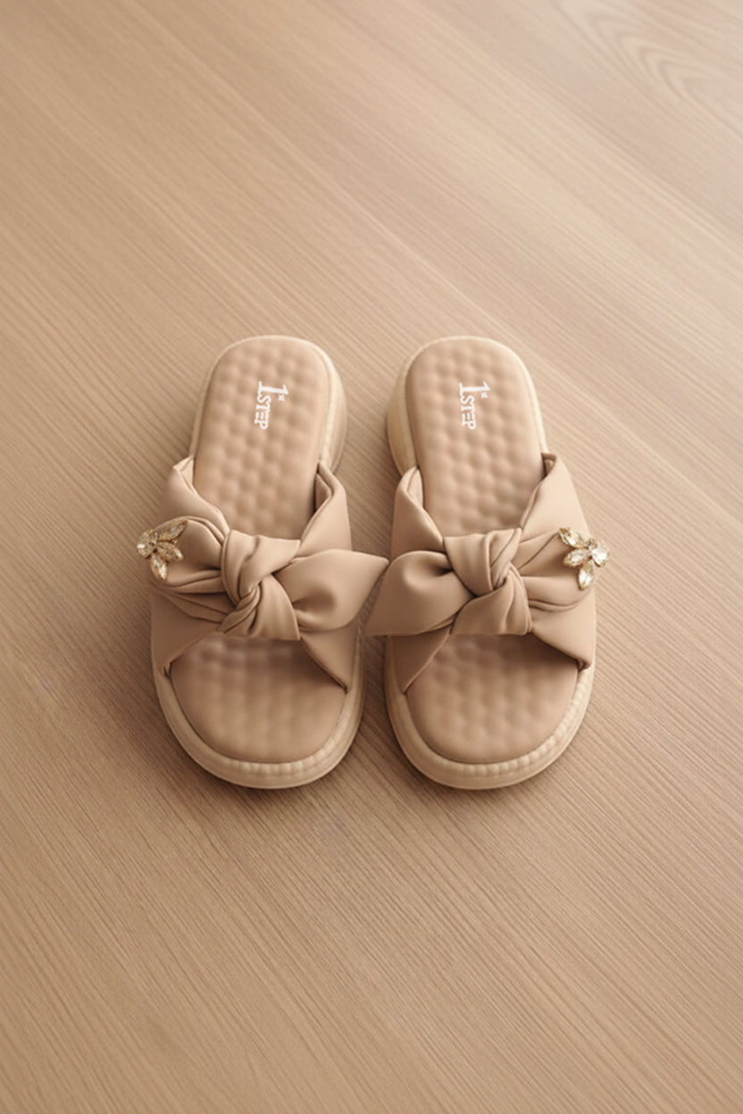 Knot Glam Slides - R 04 - Fawn