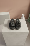 The Luxe Knot Slide - R 05 - Black