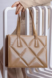 Aurora Shoulder HandBag - Beige