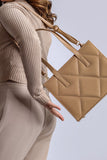 Aurora Shoulder HandBag - Beige