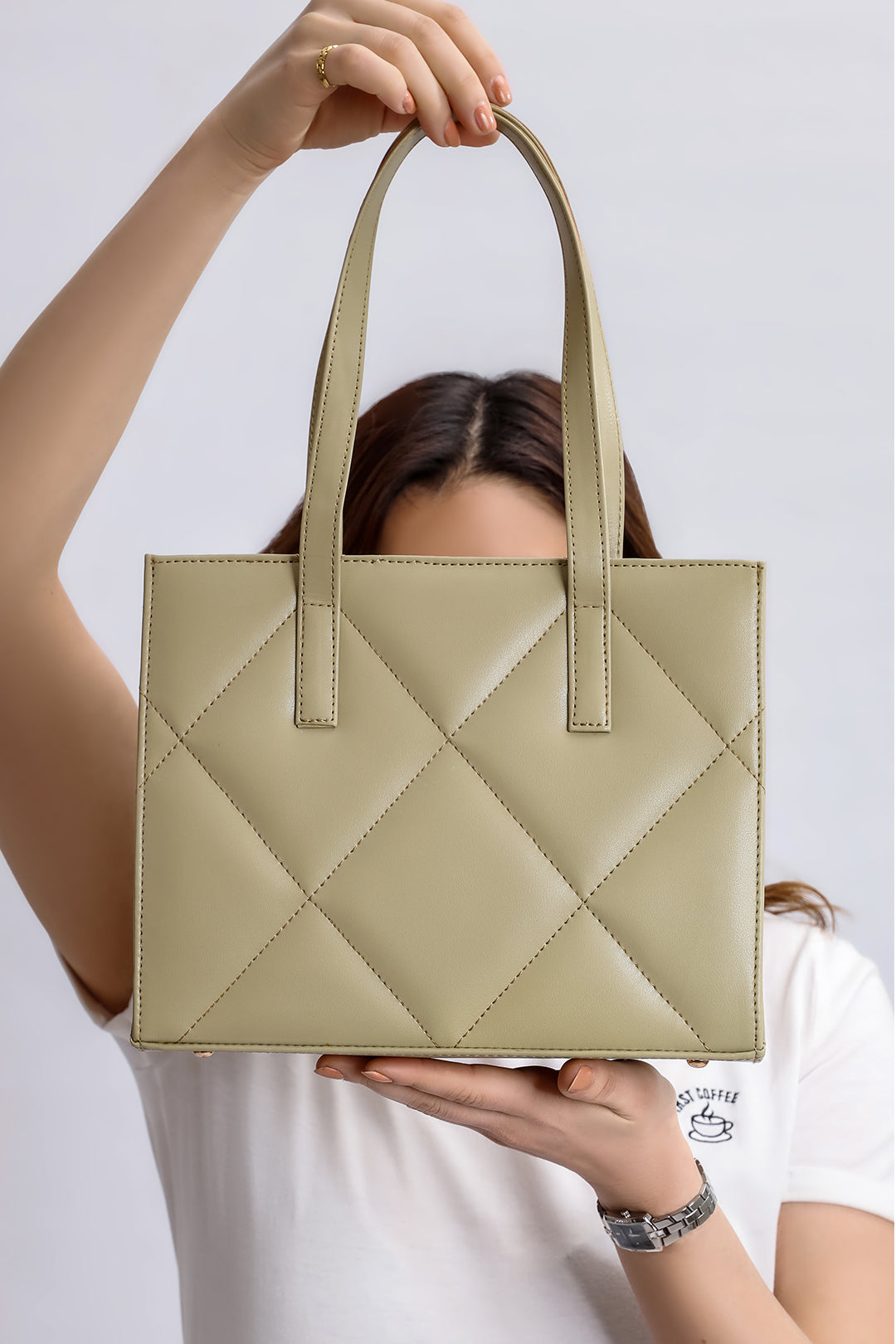 Luxe Shoulder Bag - Olive Green