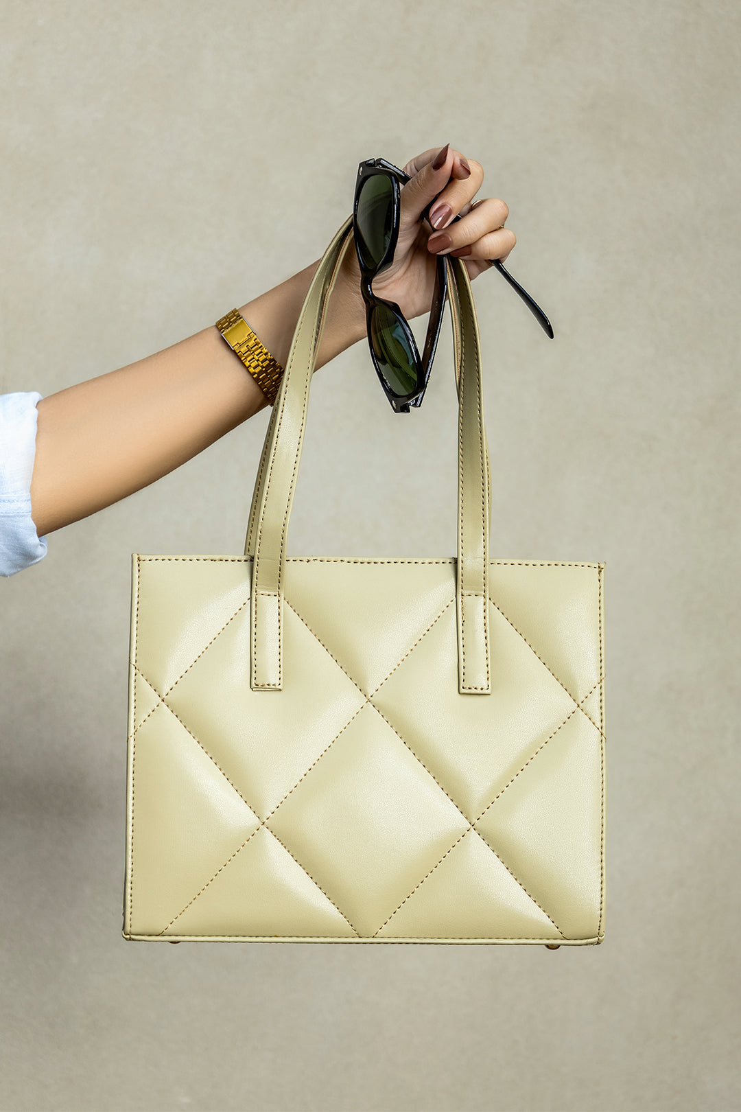 Luxe Shoulder Bag - Olive Green