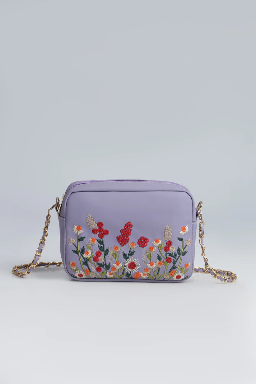 The Blosséra Charm Crossbody - Lavender