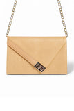 Aurelia Clutch Handbag - Beige