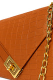 Aurelia Clutch Handbag - Mustard