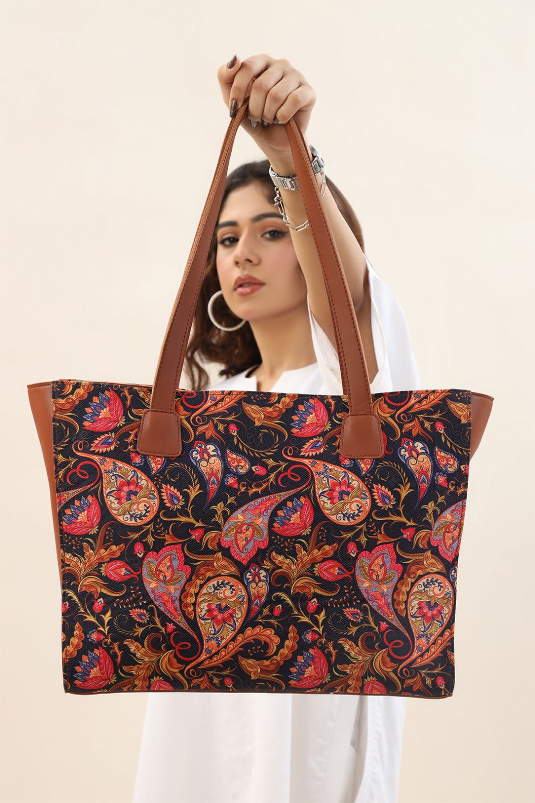 Side Rexine Canvas tote 16
