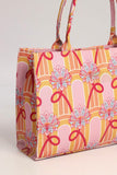 Canvas tote 30 (pink ribbon)
