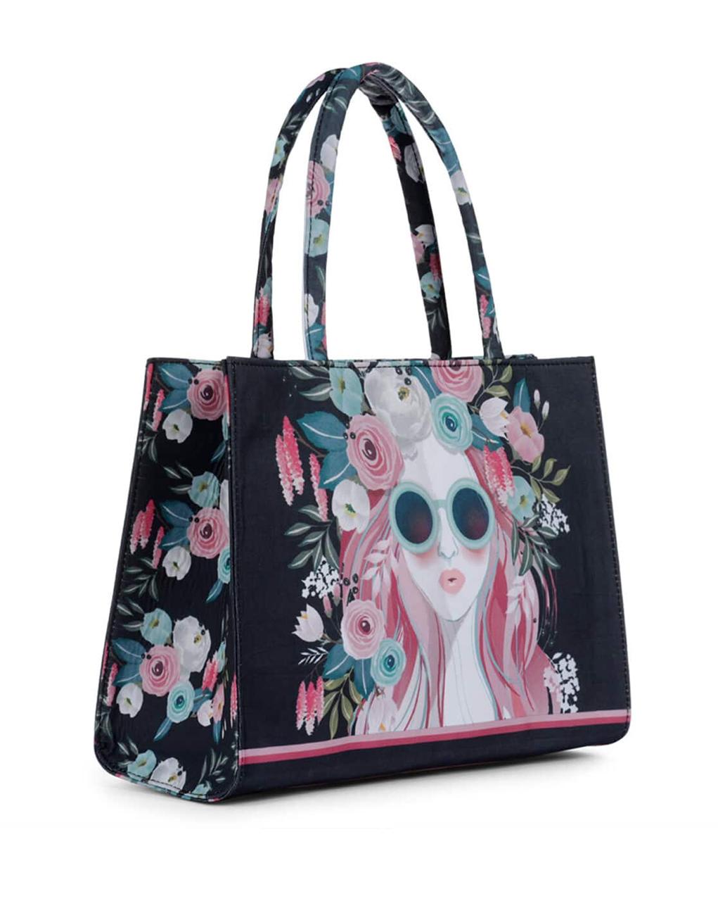 MiMi CANVAS TOTE 67 - Black