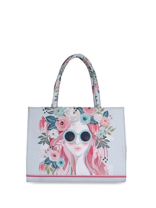 MiMi CANVAS TOTE 67 - Gray