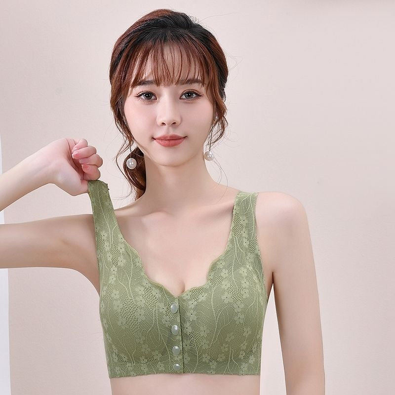 EasyLatch Front Button Lace Bra